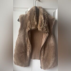 Bagatelle Faux Fur Vest Size M